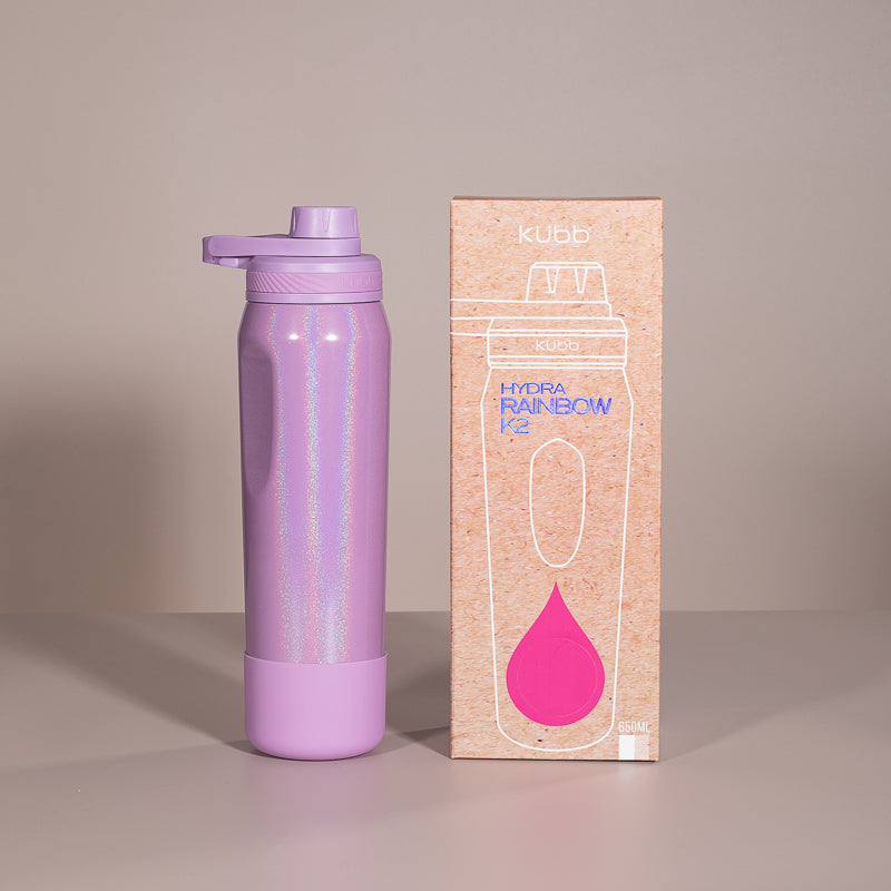 Garrafa Térmica Hydra Rainbow K2 Roxo - 650ml