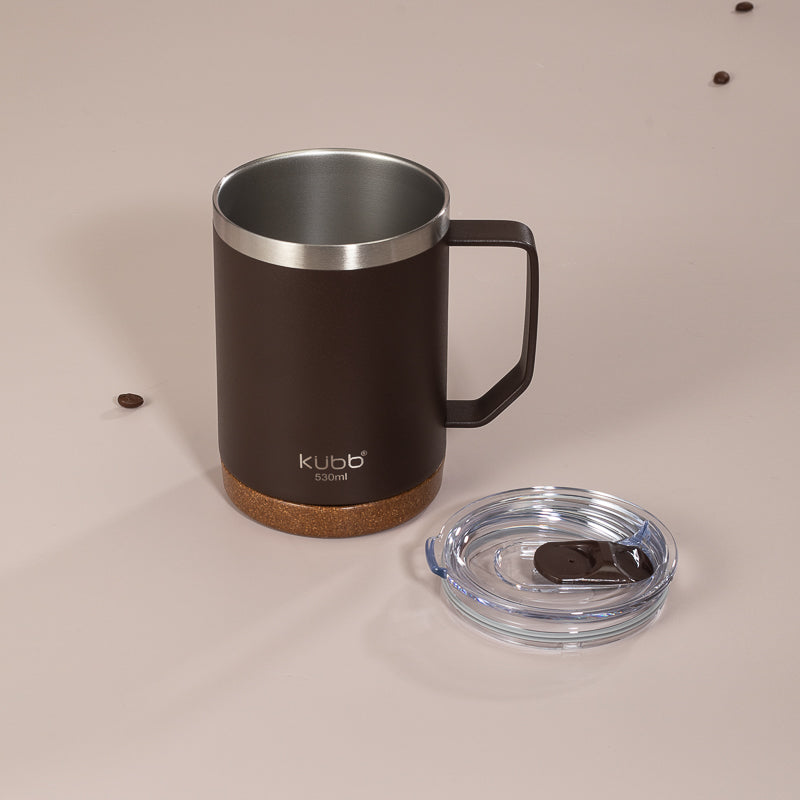 Caneca de Café Kubb 530ml Marrom