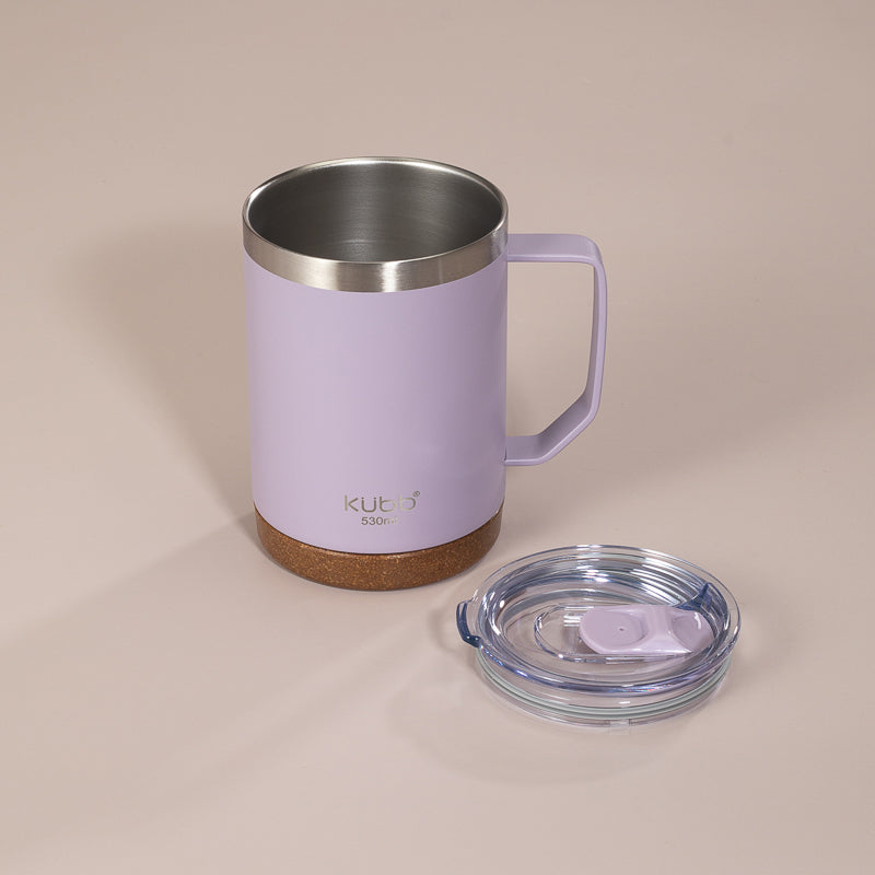 Caneca de Café Kubb 530ml Rosa