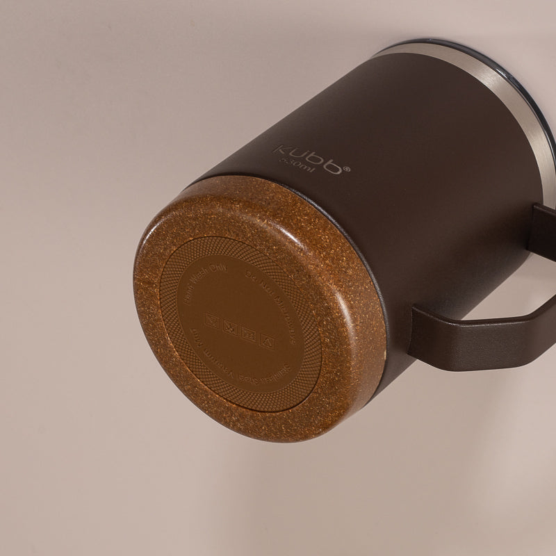 Caneca de Café Kubb 530ml Marrom