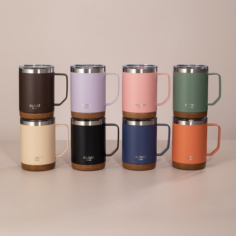 Caneca de Café Kubb 530ml Rosa