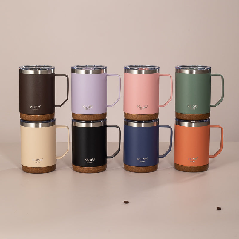 Caneca de Café Kubb 530ml Marrom