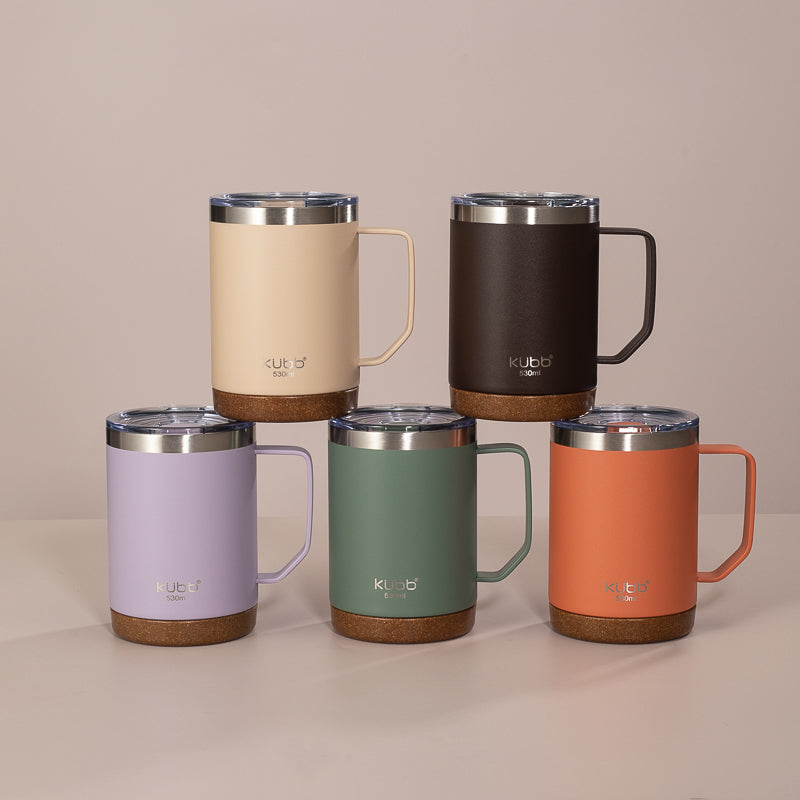 Caneca de Café Kubb 530ml Rosa