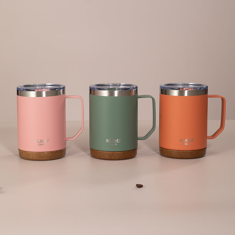 Caneca de Café Kubb 530ml Marrom