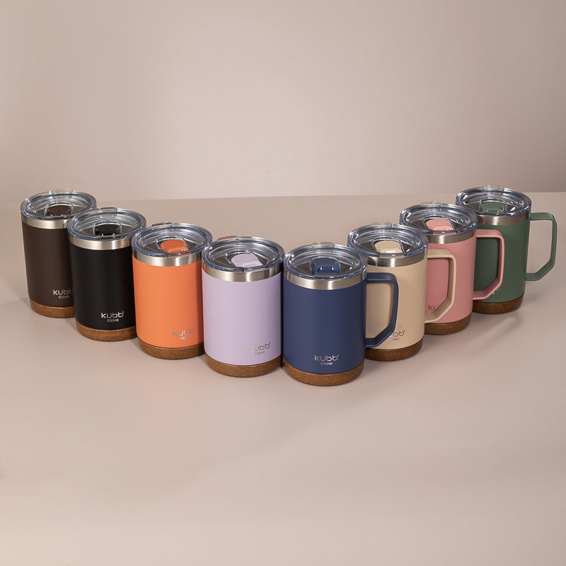 Caneca de Café Kubb 530ml Rosa