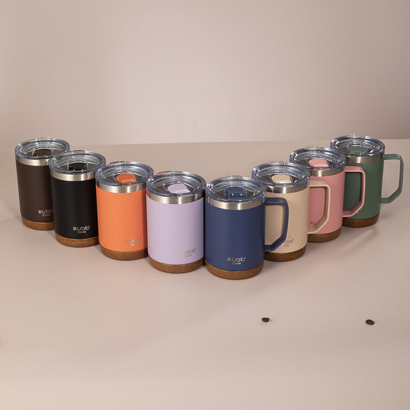 Caneca de Café Kubb 530ml Marrom