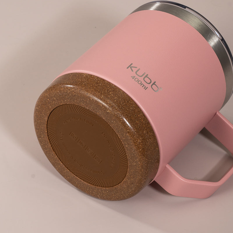 Caneca de Café Kubb 400ml Rosa