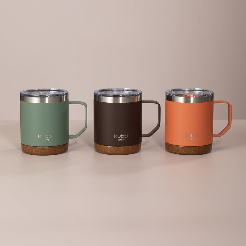 Caneca de Café Kubb 400ml Laranja