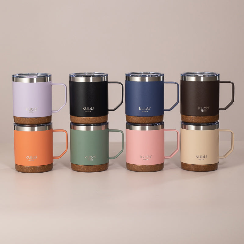 Caneca de Café Kubb 400ml Marrom