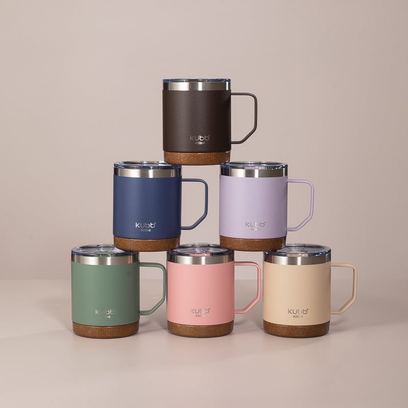 Caneca de Café Kubb 400ml Lilás