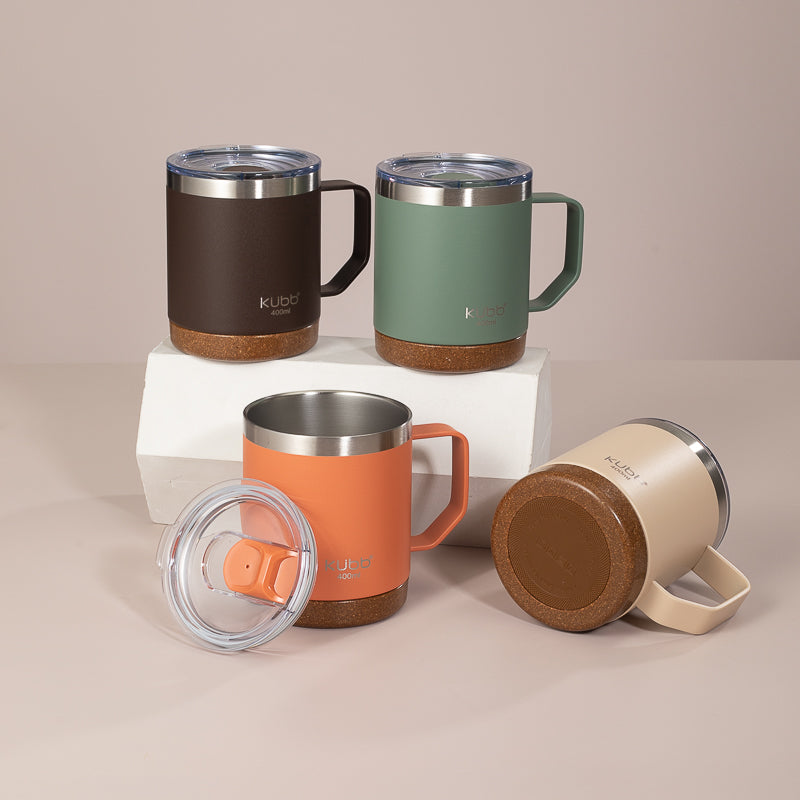 Caneca de Café Kubb 400ml Laranja