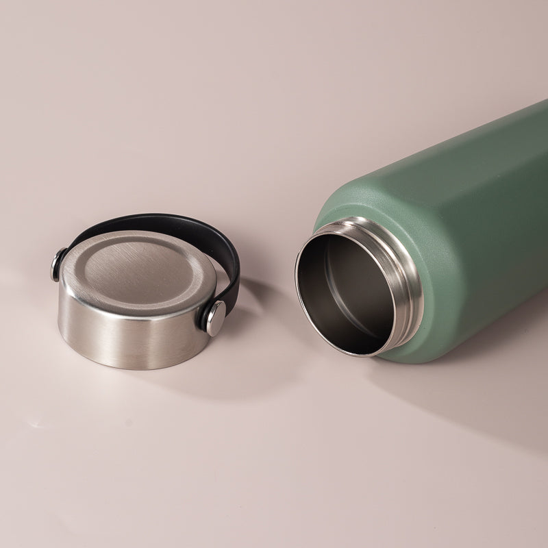 Garrafa de Água Térmica Marrom Kubb 600ml