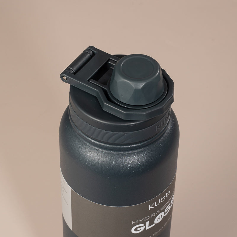 Garrafa Térmica Hydra Gloss K1 Cinza Escuro - 1050ml