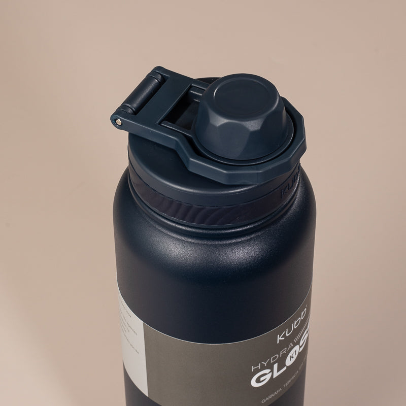 Garrafa Térmica Hydra Gloss K1 Cinza Escuro - 1050ml