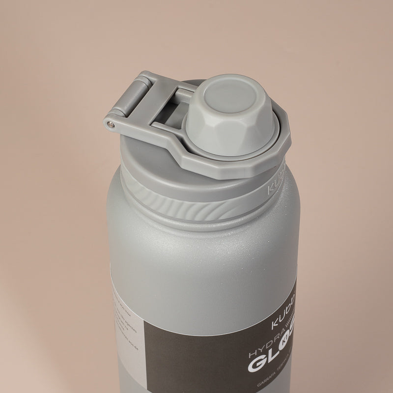 Garrafa Térmica Hydra Gloss K1 Cinza Escuro - 1050ml