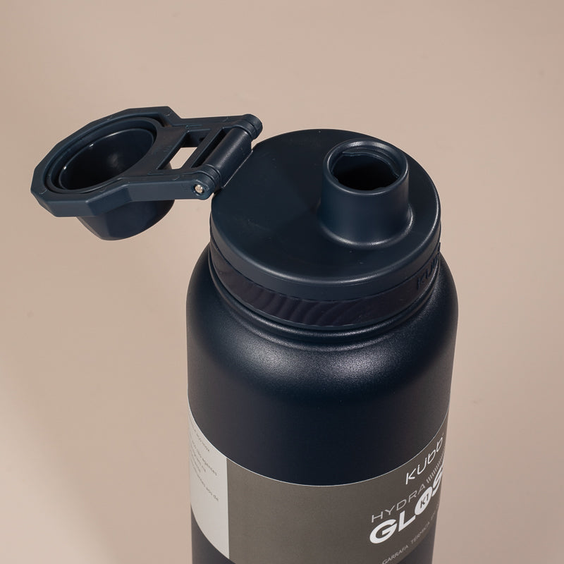 Garrafa Térmica Hydra Gloss K1 Cinza Escuro - 1050ml