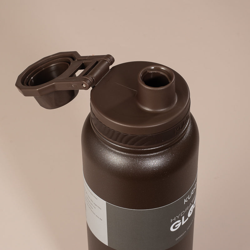 Garrafa Térmica Hydra Gloss K1 Cinza Escuro - 1050ml