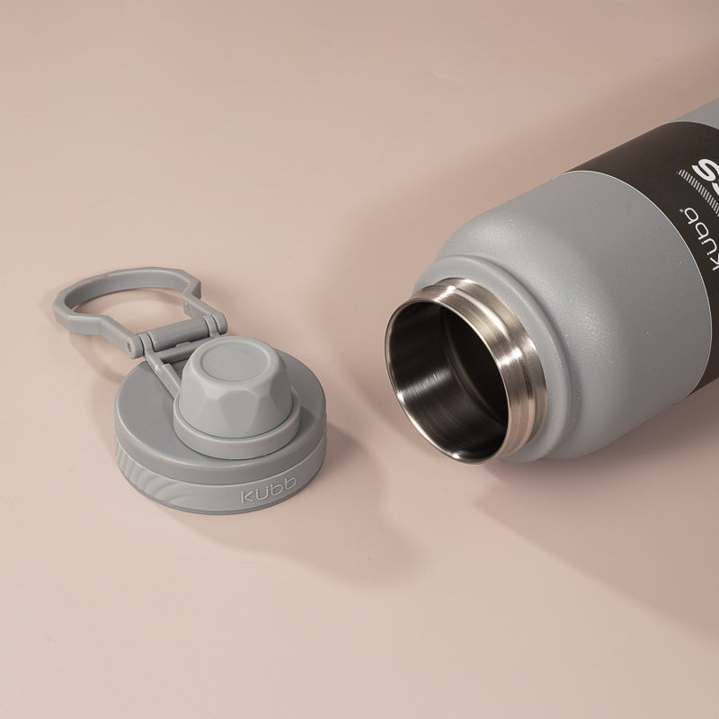 Garrafa Térmica Hydra Gloss K1 Cinza Escuro - 1050ml