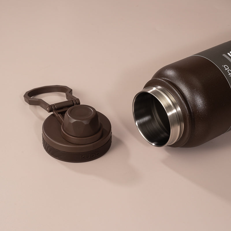 Garrafa Térmica Hydra Gloss K1 Cinza Escuro - 1050ml