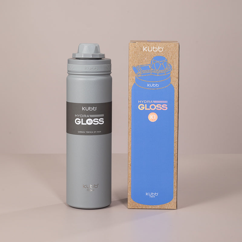 Garrafa Térmica Hydra Gloss K1 Preto - 750ml