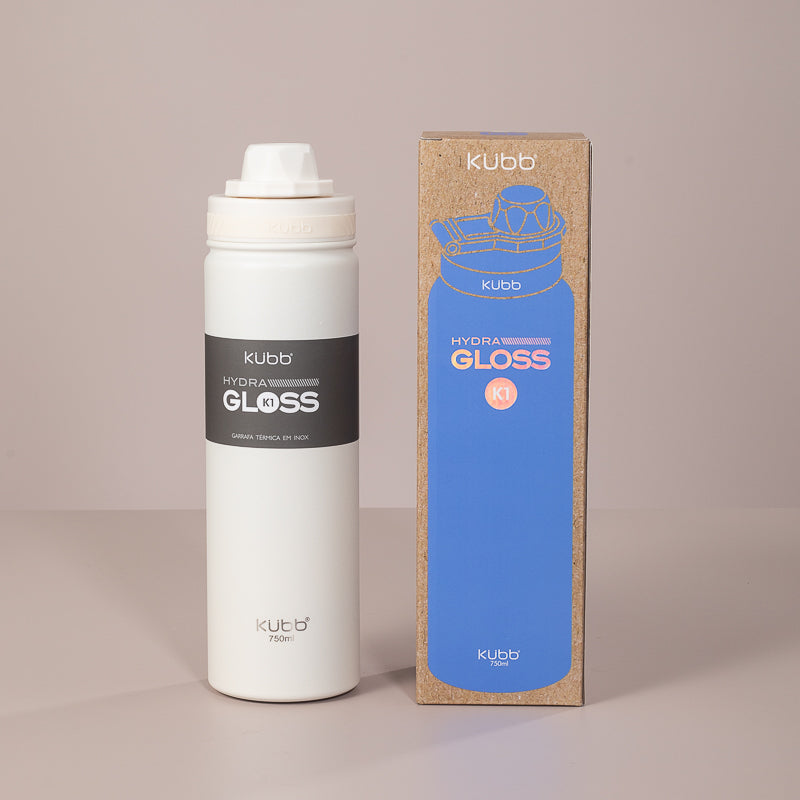 Garrafa Térmica Hydra Gloss K1 Preto - 750ml
