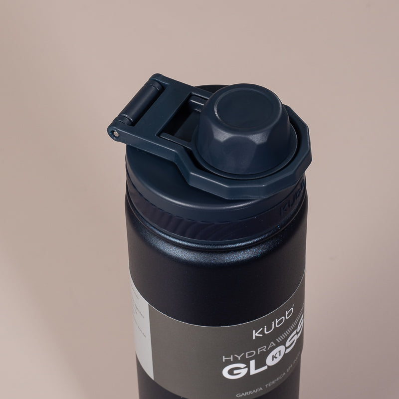 Garrafa Térmica Hydra Gloss K1 Preto - 750ml