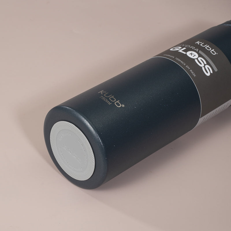 Garrafa Térmica Hydra Gloss K1 Preto - 750ml