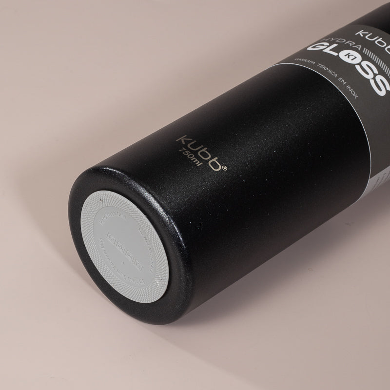 Garrafa Térmica Hydra Gloss K1 Preto - 750ml