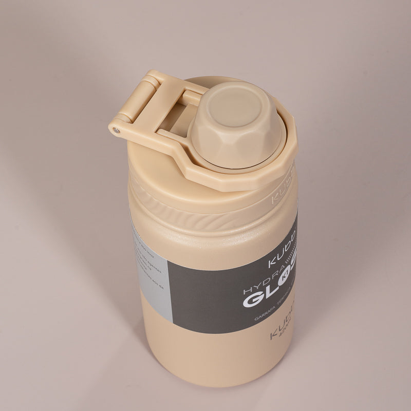 Garrafa Térmica Hydra Gloss K1 Cinza Escuro - 420ml