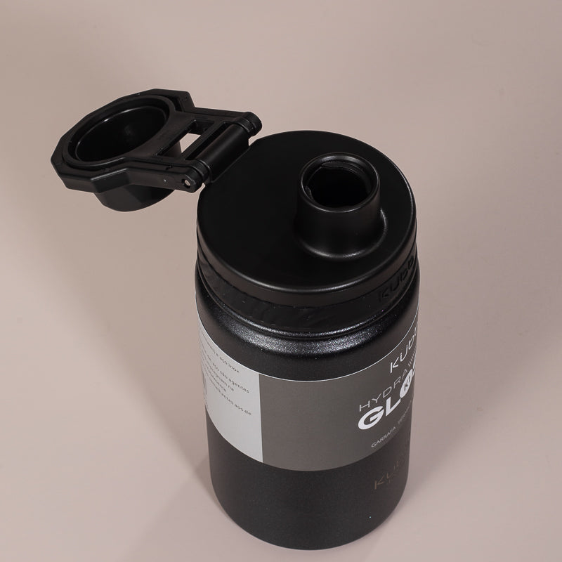 Garrafa Térmica Hydra Gloss K1 Cinza Escuro - 420ml