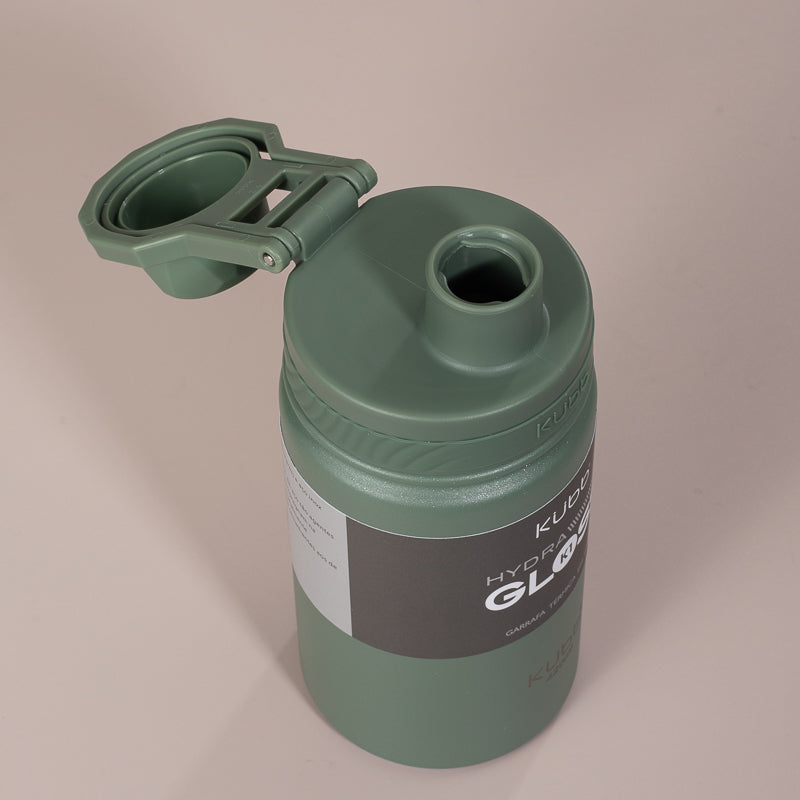 Garrafa Térmica Hydra Gloss K1 Cinza Escuro - 420ml