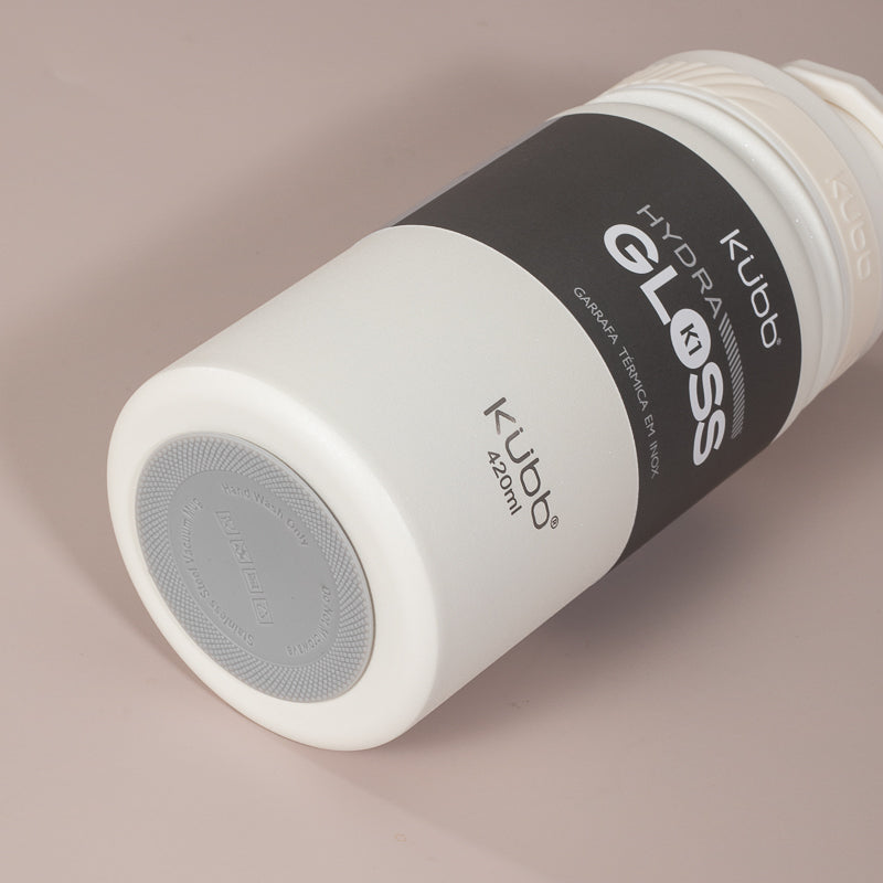 Garrafa Térmica Hydra Gloss K1 Cinza Escuro - 420ml