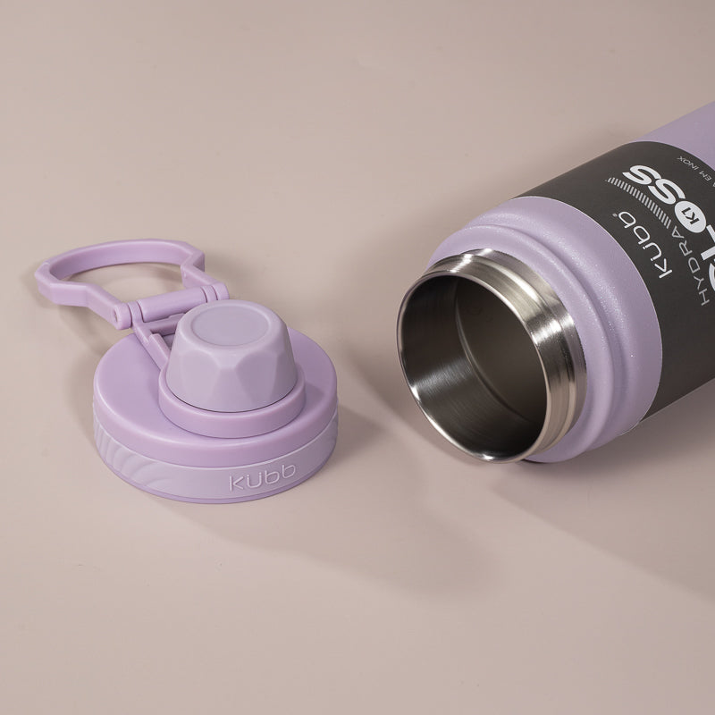 Garrafa Térmica Hydra Gloss K1 Cinza Escuro - 420ml