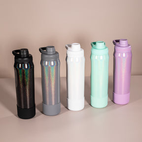 Garrafa Térmica Hydra Rainbow K2 Preto - 650ml