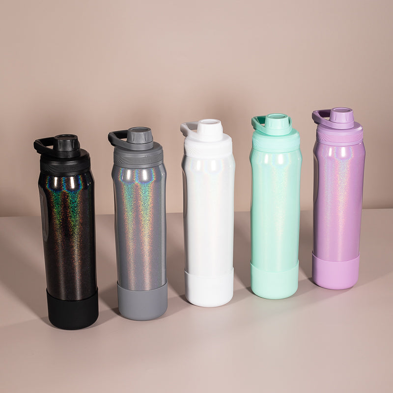 Garrafa Térmica Hydra Rainbow K2 Preto - 650ml