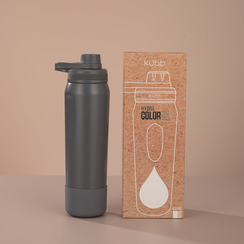 Garrafa Térmica Hydra Color K2 Preto - 650ml