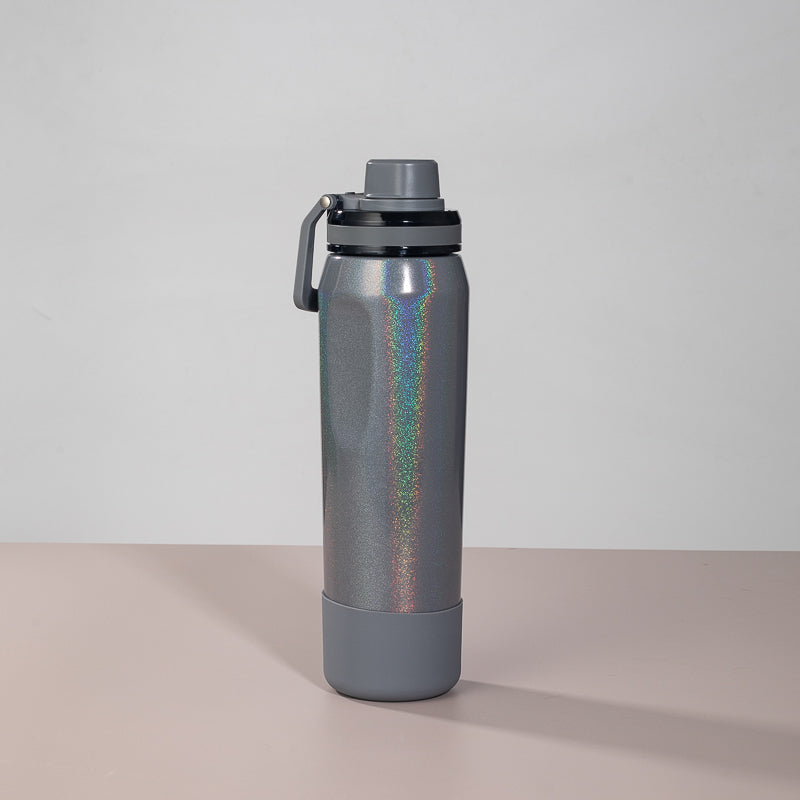 Garrafa Térmica Hydra Rainbow K3 Cinza - 650ml