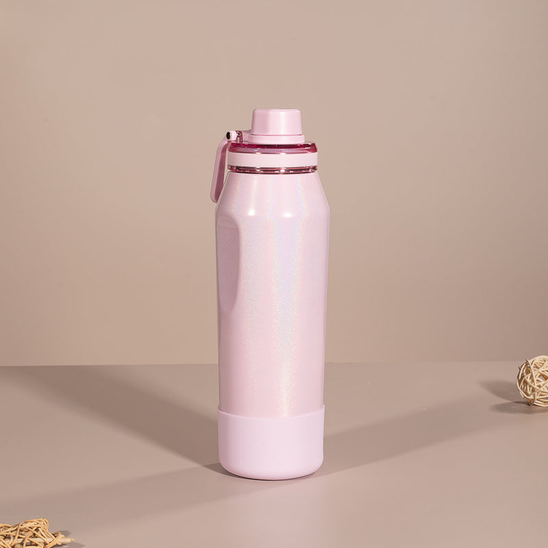 Garrafa Térmica Hydra Rainbow K3 Branco - 950ml