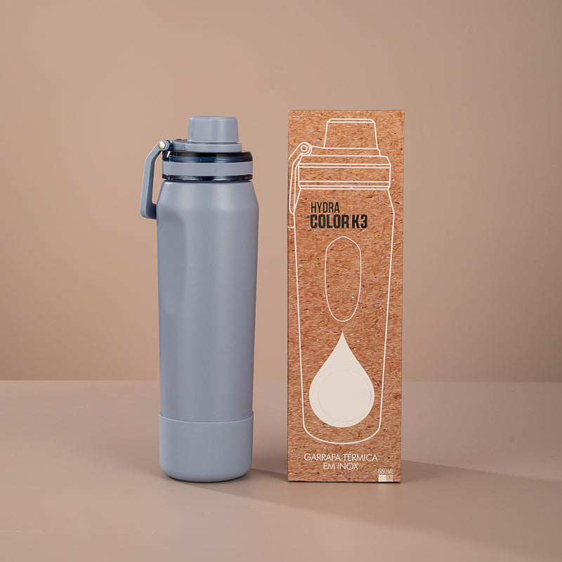 Garrafa Térmica Hydra Color K3 Rosê - 650ml