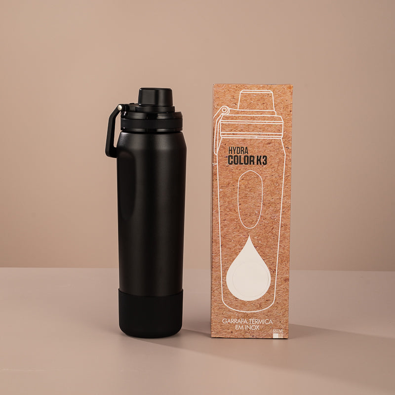 Garrafa Térmica Hydra Color K3 Rosê - 650ml
