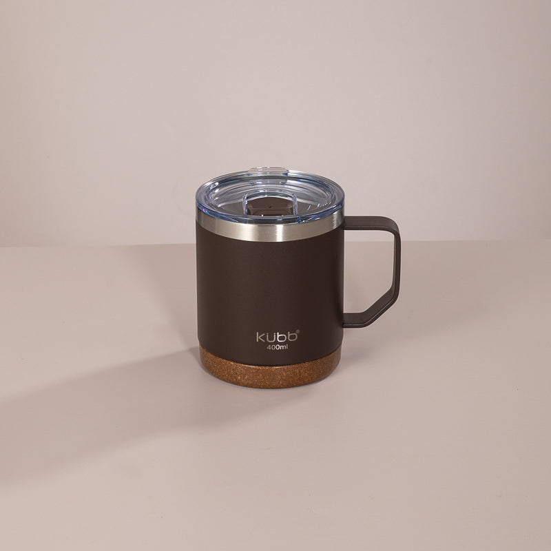 Caneca de Café Kubb 400ml Marrom