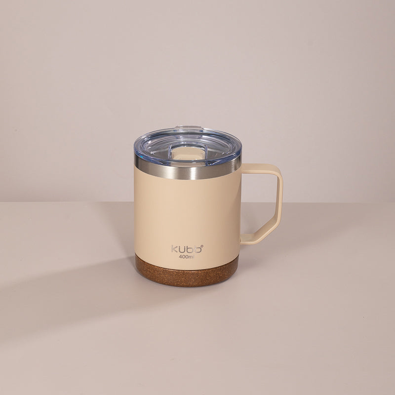 Caneca de Café Kubb 400ml Bege