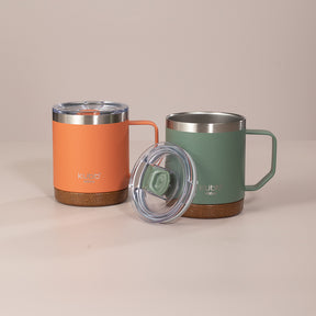 Caneca de Café Kubb 400ml Marrom