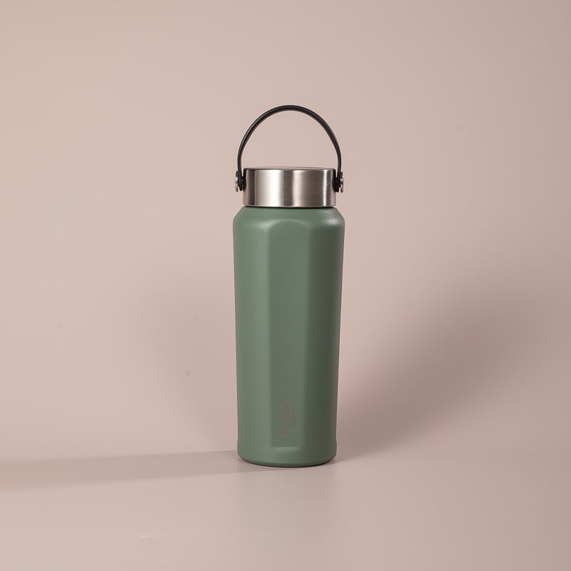 Garrafa de Água Térmico Cinza Kubb 600ml
