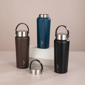 Garrafa de Água Térmico Preto Kubb 600ml