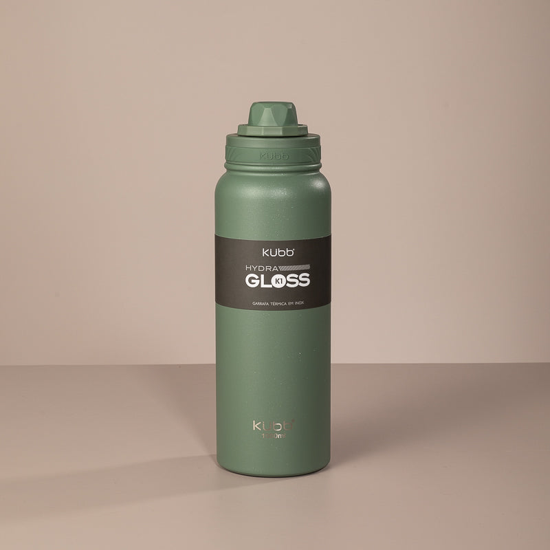 Garrafa Térmica Hydra Gloss K1 Verde - 1050ml