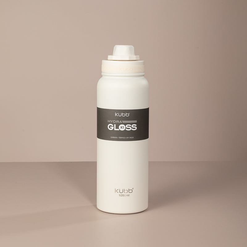 Garrafa Térmica Hydra Gloss K1 Branco - 1050ml