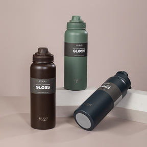 Garrafa Térmica Hydra Gloss K1 Preto - 1050ml
