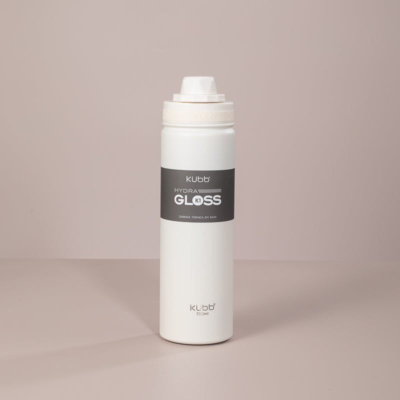 Garrafa Térmica Hydra Gloss K1 Branco - 750ml
