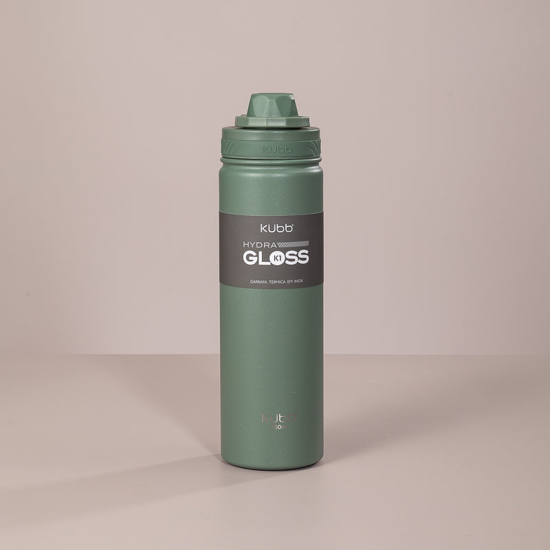 Garrafa Térmica Hydra Gloss K1 Verde - 750ml